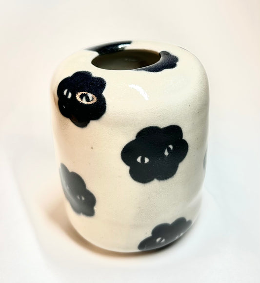 Flower Eyes Bud Vase